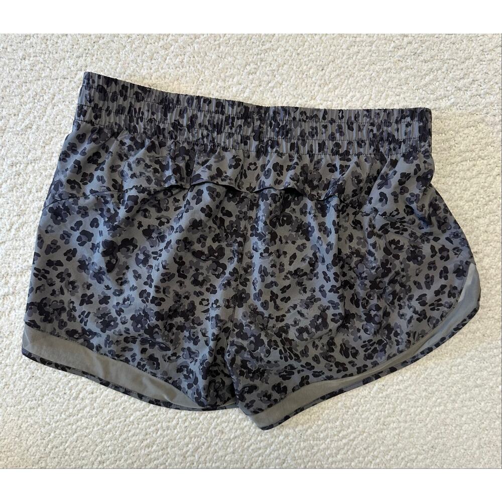 Athleta Womens Printed Mesh Racer Run Shorts Medium - Picture 7 of 9